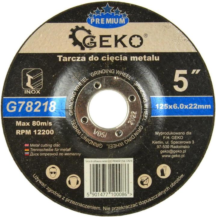 GEKO Mola per metallo, 125x6mm