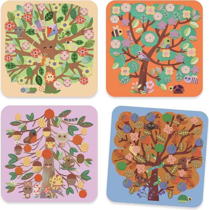 Actual product image Djeco Filzbilder Jahreszeiten