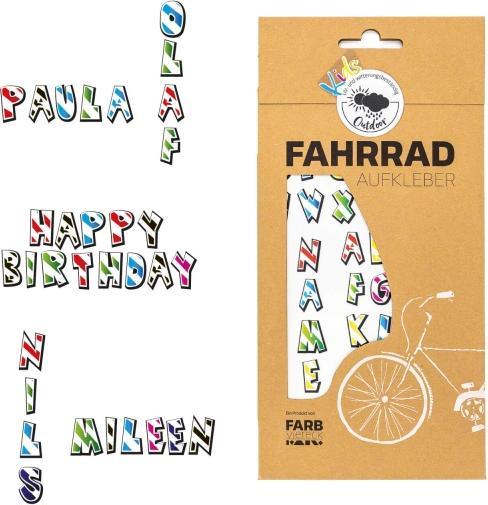 Produktbild Farbviereck Buchstaben Motive Sticker / Aufkleber