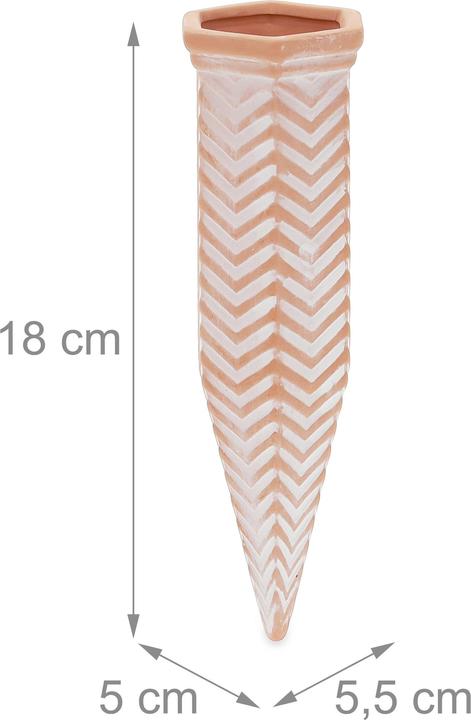 Actual product image Relaxdays 4x clay cone (Clay cone)