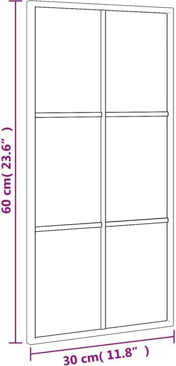 Immagine prodotto vidaXL Wandspiegel (30 x 60 cm)