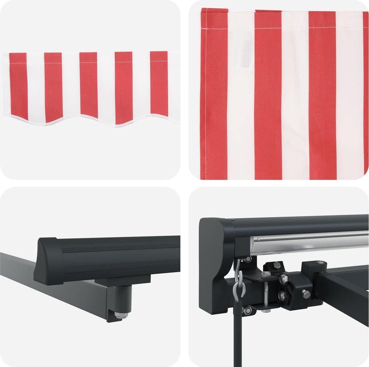 Actual product image vidaXL Einziehbare Markise (2.50 m)