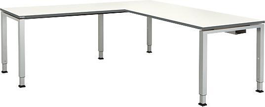 Actual product image Mauser Desk, linked, base form square/rectangular tube