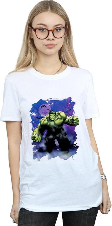 Produktbild Hulk Halloween Spooky Forest Baumwolle Boyfriend TShirt (3XL)
