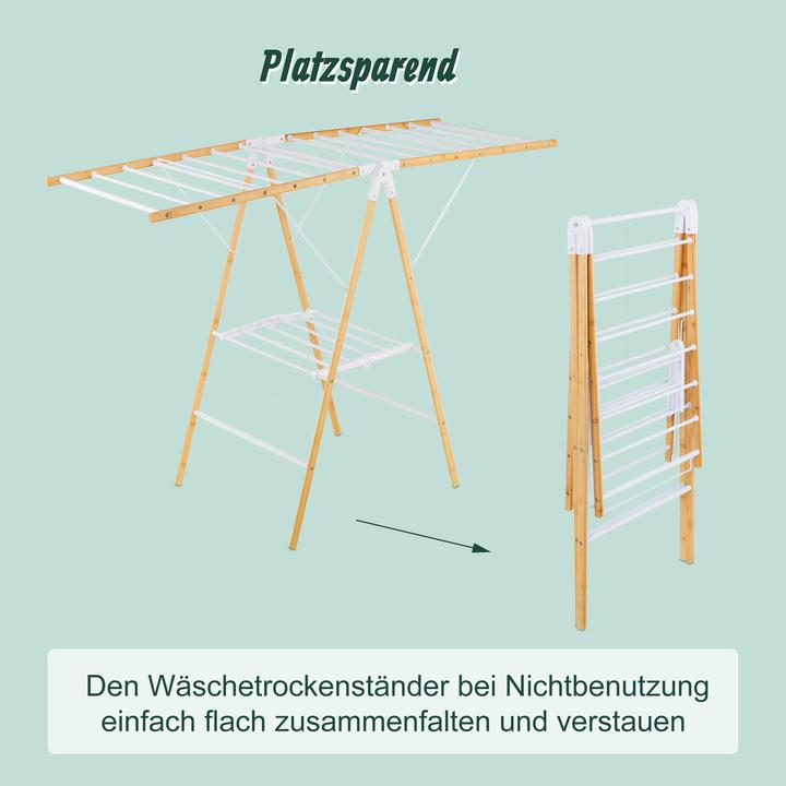 Actual product image Relaxdays Drying rack (1.79 m)