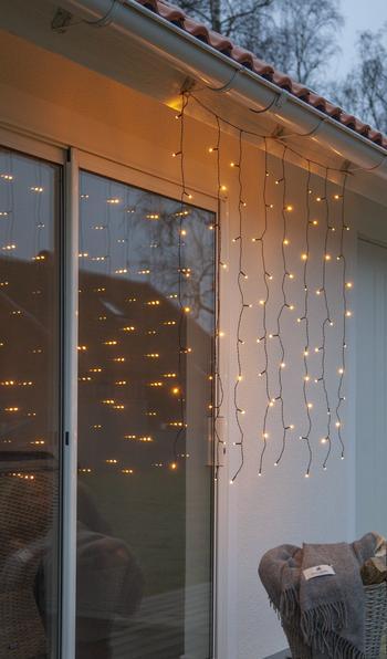 Productafbeelding Star Trading LED goudkleurig warmwit, gordijn, 80 LED's (1.30 m)