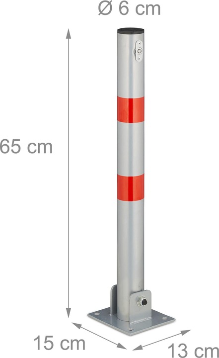 Actual product image Relaxdays Barrier posts