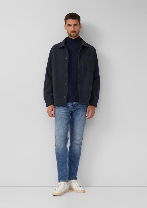 Produktbild s.Oliver Strickpullover Rollkragenpullover aus reiner Baumwolle (XL)