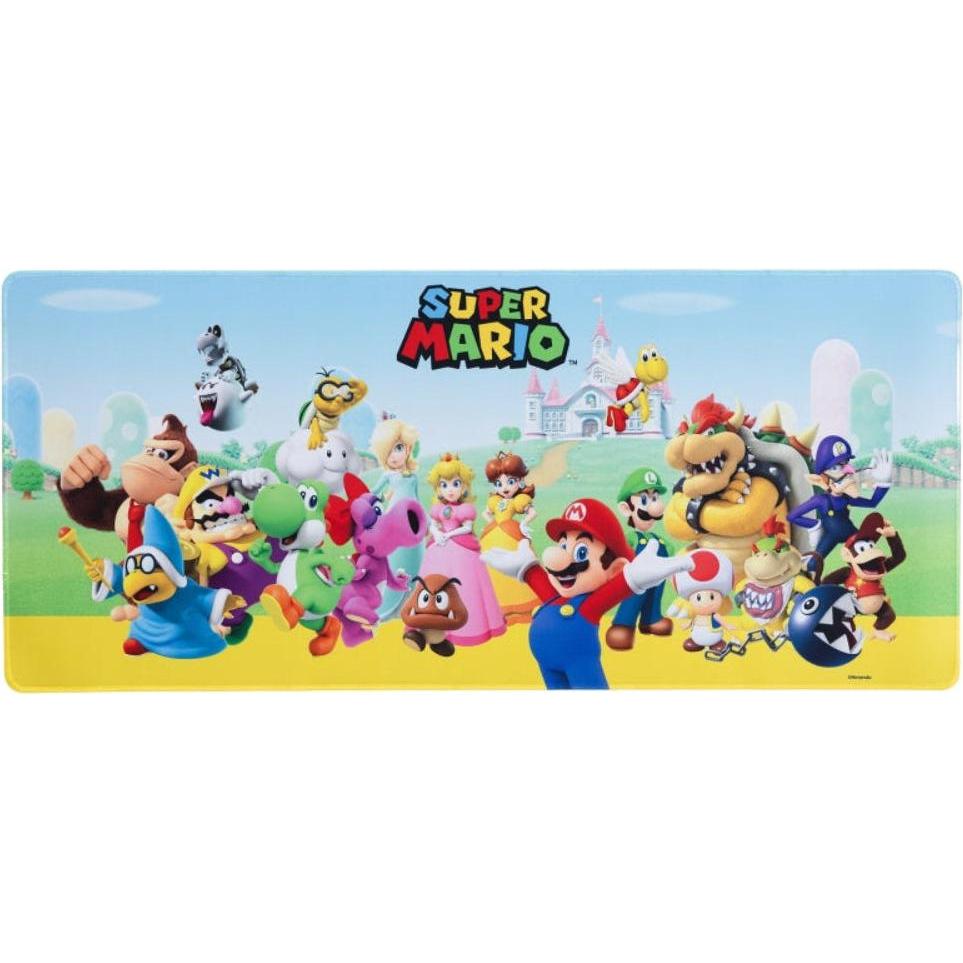 Stor Super Mario Mauspad XL (XL), Mausmatte, Mehrfarbig