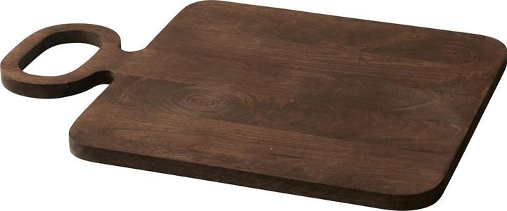 Excellent Houseware Mangoholz Schneidebrett, 35,5 x 1,6 x 48,8 cm, dunkelbraun