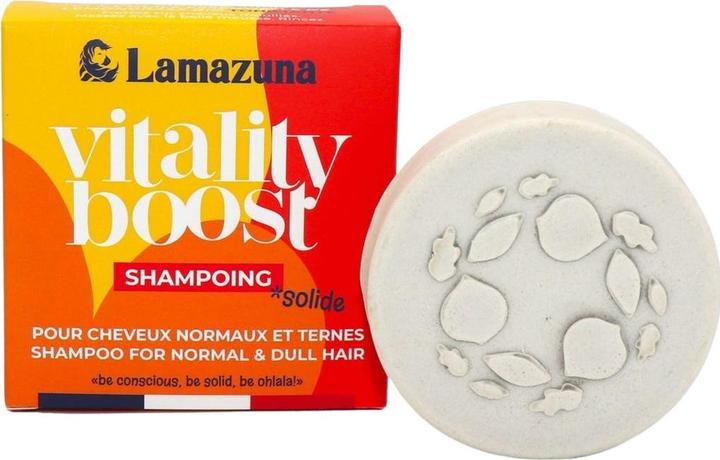 Actual product image Lamazuna Solid shampoo for normal hair White clay & Green clay - 70ml - (Solid shampoo)
