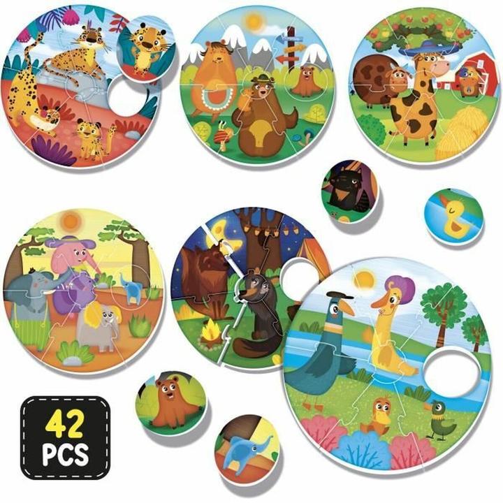 Actual product image Lisciani Preschool Montessori Baby Round (French)