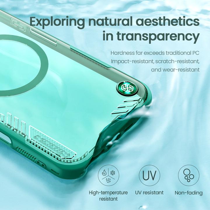 Actual product image Nillkin Iceblade Prop MagSafe Bio PC Hardcase Cover (Apple iPhone 16 Pro Max)