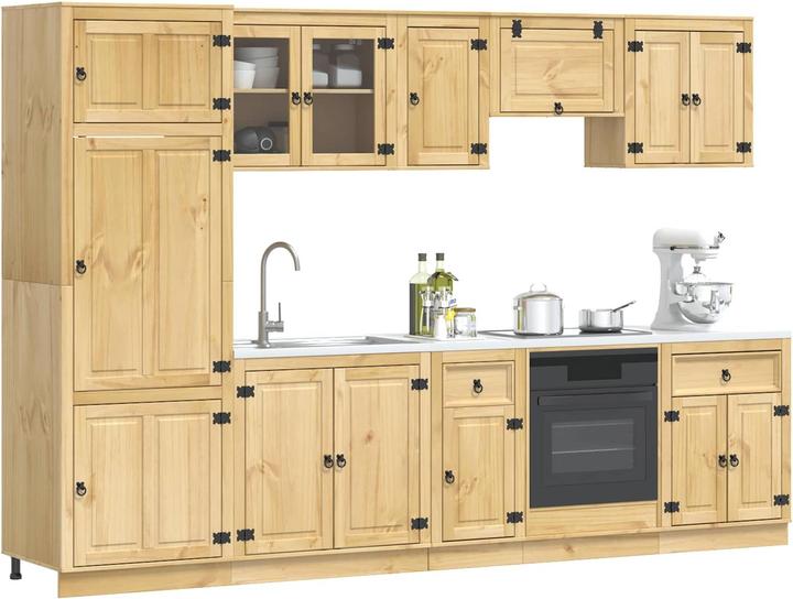 Produktbild vidaXL Moderner Buffetschrank (46 x 306 x 81.50 cm)