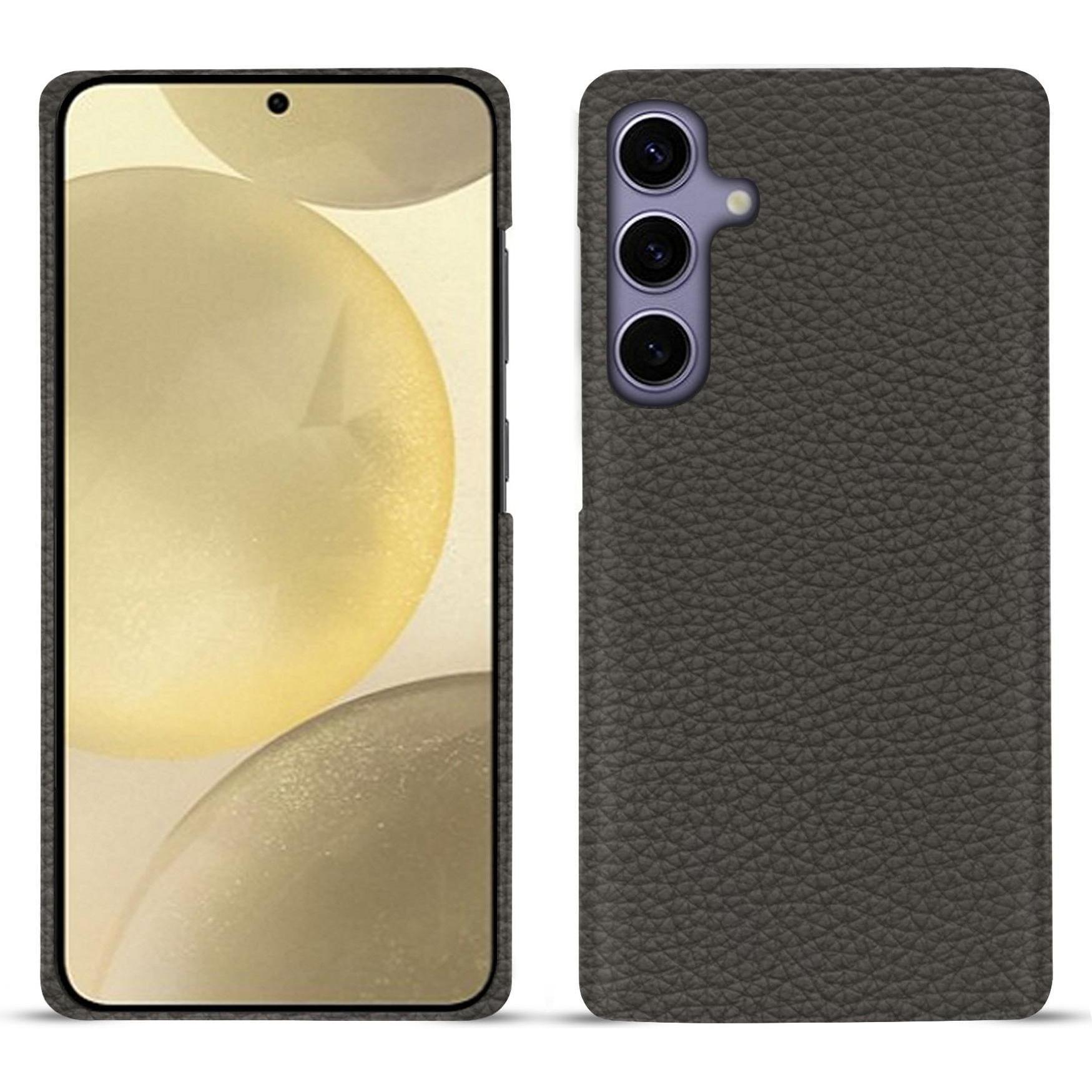 Noreve Lederschutzhülle (Samsung Galaxy S23+, Samsung Galaxy S24+), Smartphone Hülle, Grau