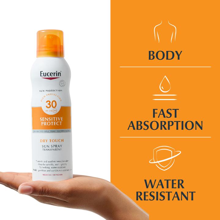 Actual product image Eucerin Sun Sensitive Protect (Sun spray, SPF 30, 200 ml)