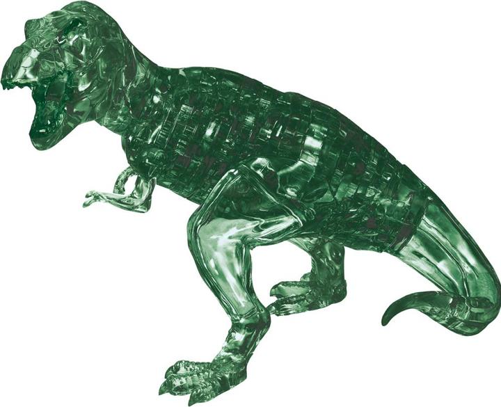 Actual product image HCM Kinzel HCM59162 - Crystal Puzzle: 3D T-Rex - Green, 49 Pieces (DE, EN), from 14 years (49 pieces)