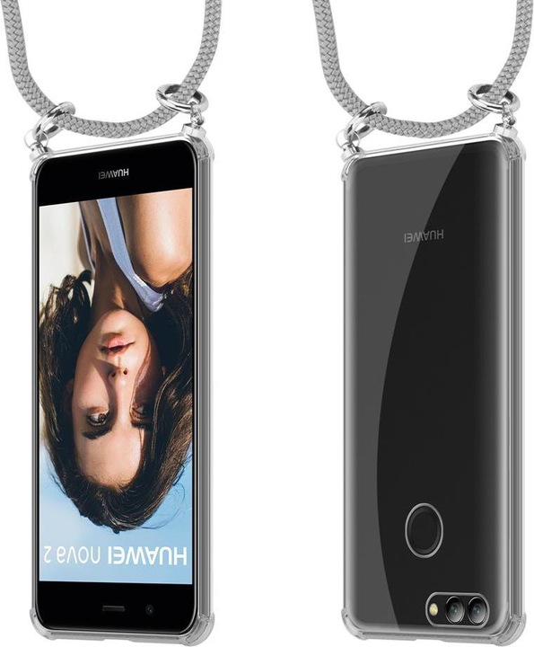 Produktbild Cadorabo TPU Handy Kette SILBER Cover