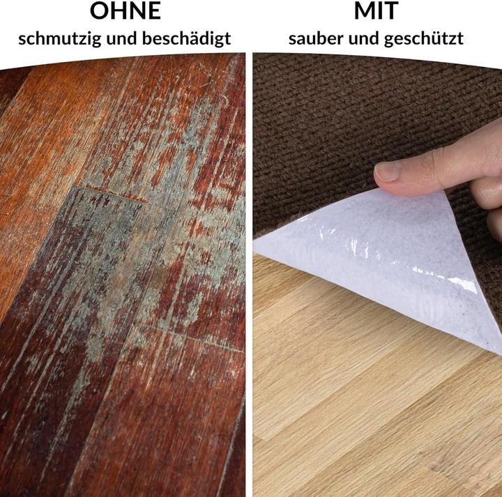 Actual product image Anro Selbsthaftende Bodenschutzmatte für Bürostuhl (90 x 120 cm)