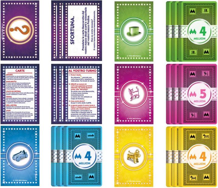 Actual product image Monopoly gambled out (Italian)