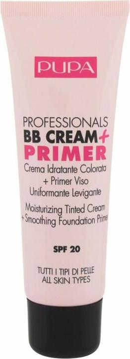 Actual product image Pupa Milano Professionals BB Cream + Primer (001 Nude, 50 ml)
