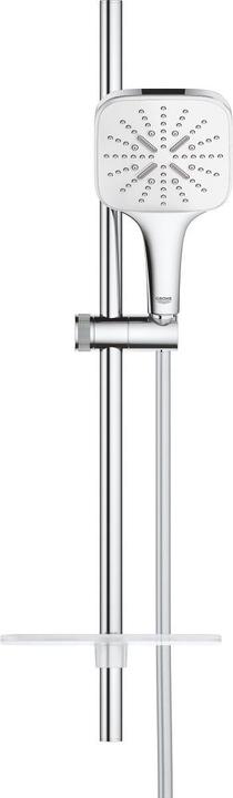 Actual product image Grohe Rainshower SmartActive 130 Cube shower bar set (3 Beam types, 9.50 l/min)