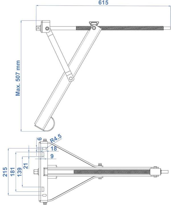 Actual product image ProPlus Trailer parking support 1 pc.