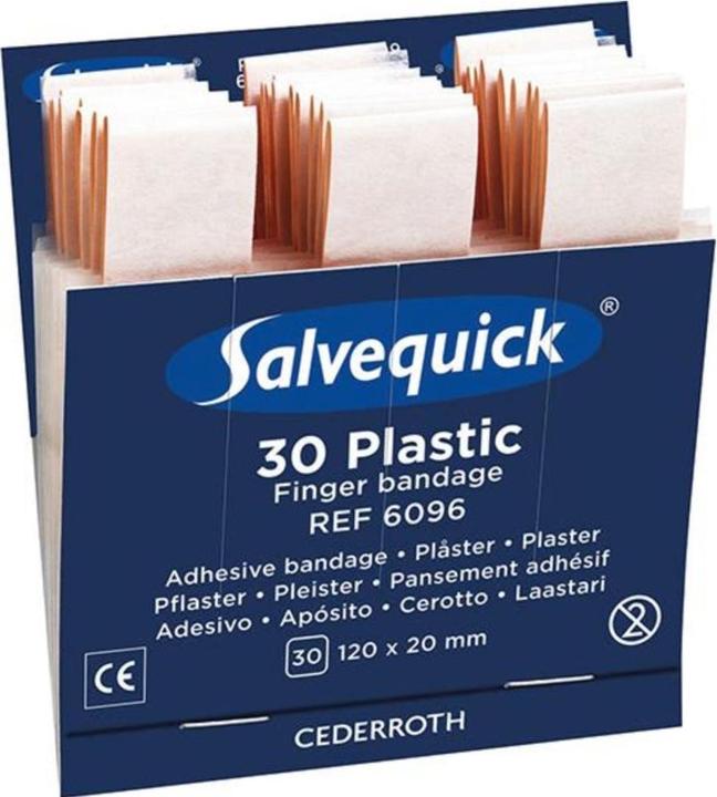 Salvequick Refill Pflaster-Strips wasserfest (120 x)