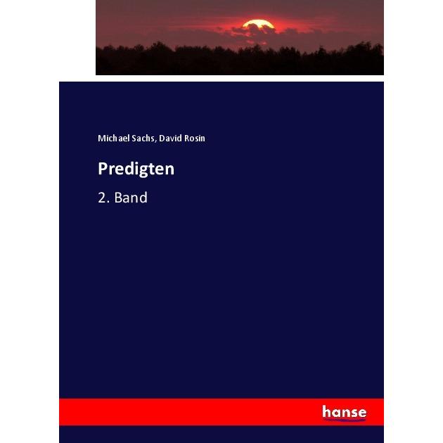 Predigten, Fachbücher von David Rosin, Michael Sachs