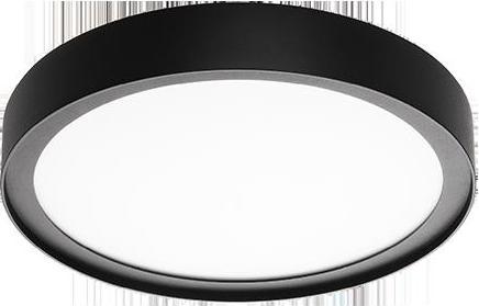Produktbild Sg Anbauleuchte DISC 290 schwarz 606044 17W 1990lm 3000K UGR22 IK10 IP20 D290mm (1990 lm)