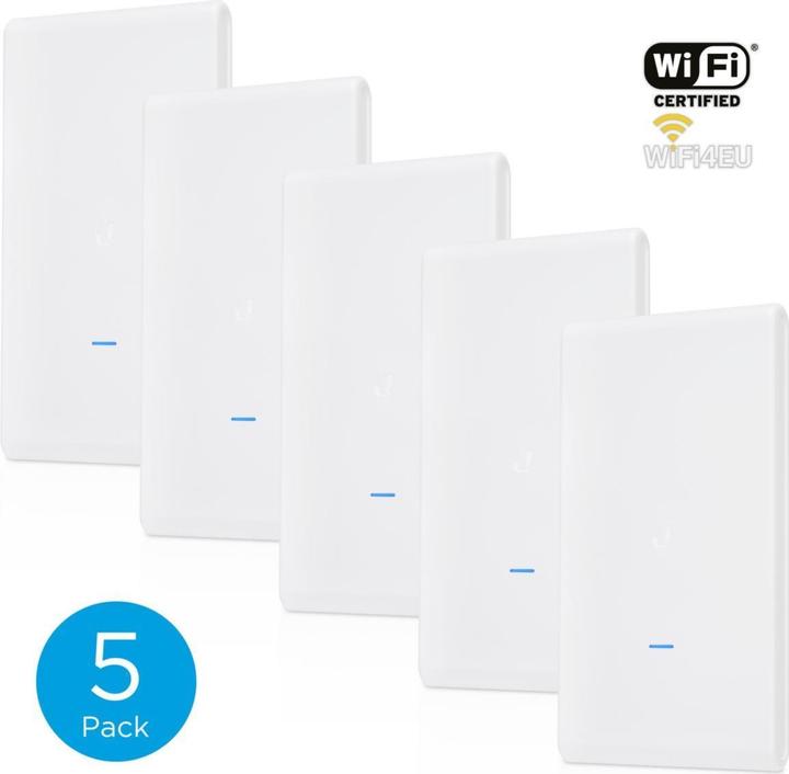 Immagine prodotto Ubiquiti UAP-AC-M-PRO-5, Unifi Mesh AP, 5er (1300 Mbit/s)