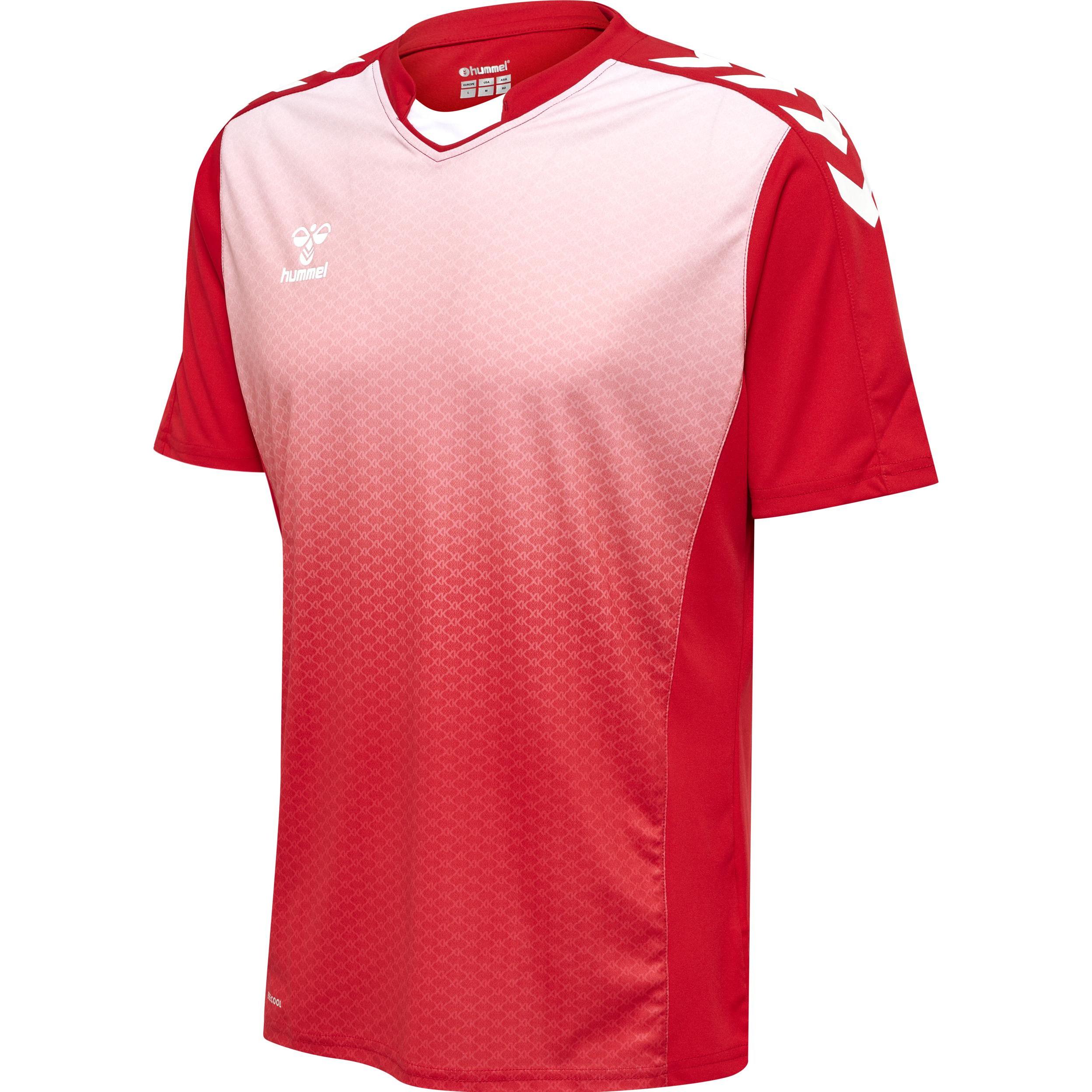 hummel, Herren, Sportshirt, Core Xk Sublimation Jersey S/S (L), Rot, L