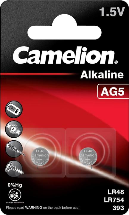 Produktbild Camelion Alkaline Knopfzellen LR48 (2 Stk., LR48, 66 mAh)
