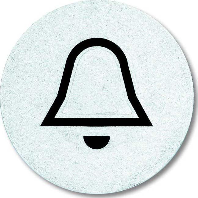Busch-Jaeger Abtastbares Symbol Klingel 2CKA001714A0296, Taster + Schalter, Transparent