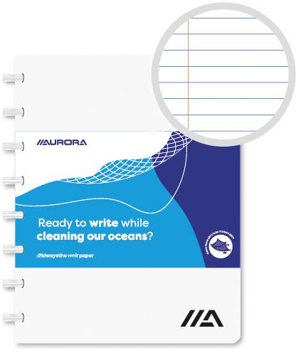 Adoc OCEAN WASTE - Ringbuch (A5, Liniert)