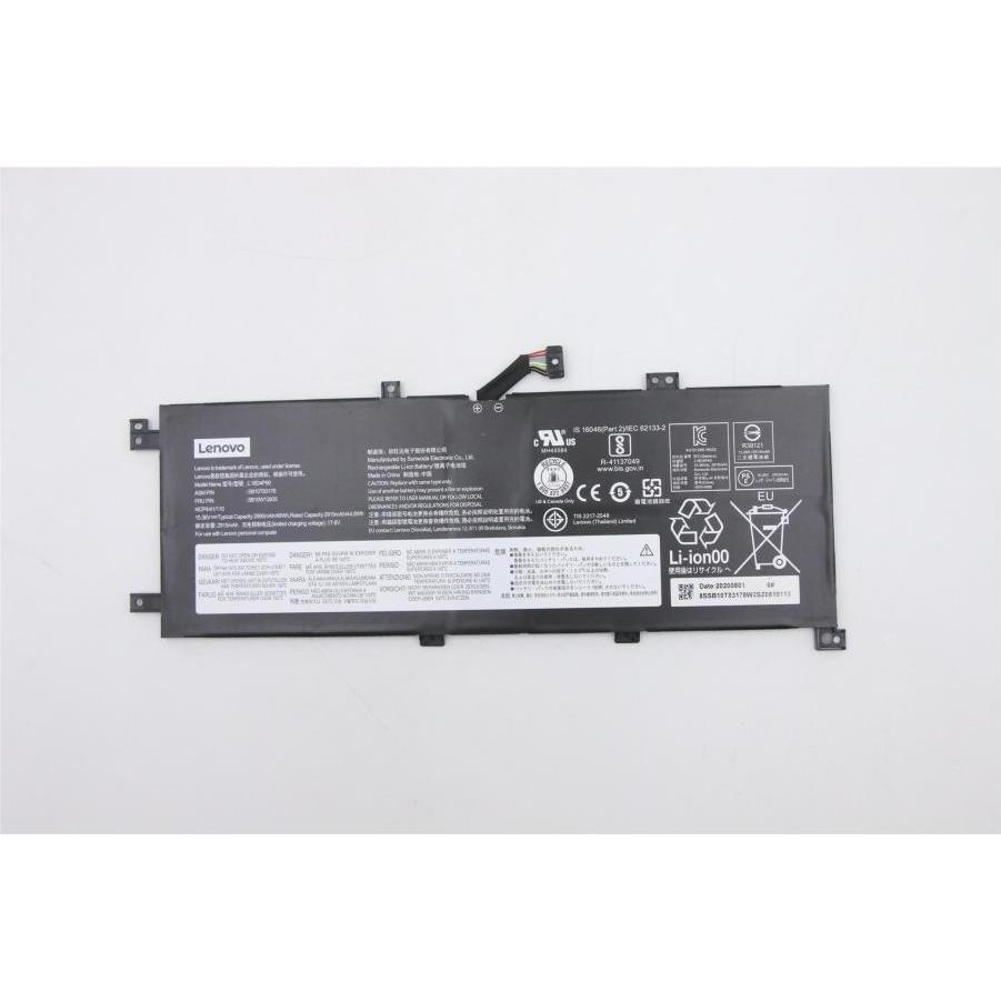 Lenovo Battery Internal 4c 46Wh LiIon SWD (4 Zellen, 2995 mAh), Notebook Akku, Schwarz