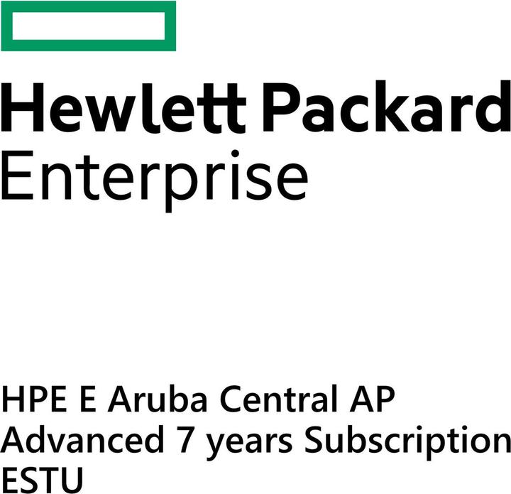 Immagine prodotto HPE E Aruba Central AP, avanzato, 7 anni, abbonamento, E-STU (1 Dispositivo)