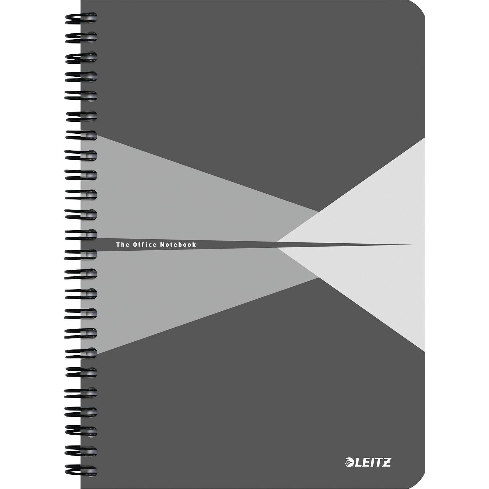 Leitz, Heft + Block, Office - Collegeblock (A5, Liniert, Harter Einband)