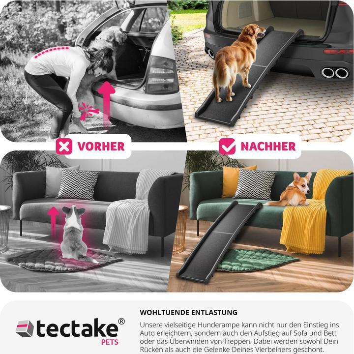 Produktbild tectake Paw Step (Hund, Atmungsaktiv, Reflektoren)