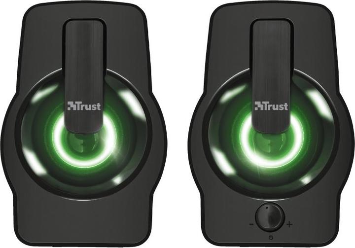 Actual product image Trust Speaker||Gemi RGB|PMPO 12 Watt|1xAudio-In|Black|22948