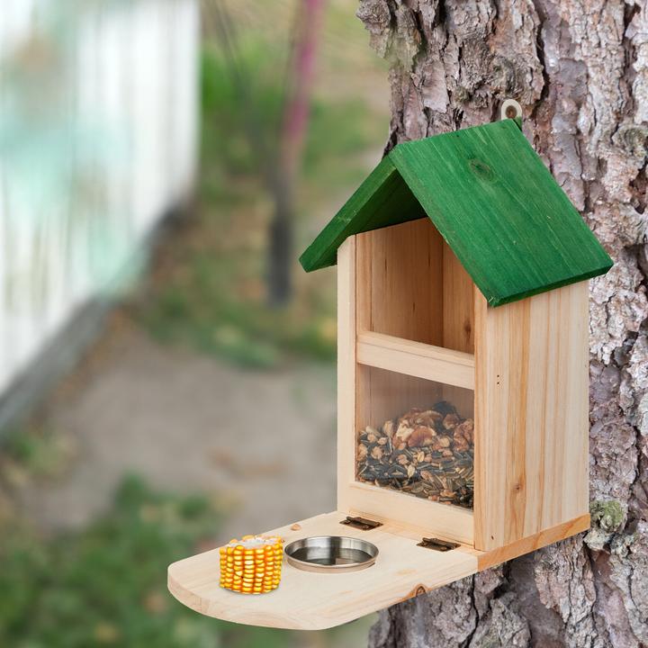 Produktbild Relaxdays Eichhörnchenfutterhaus