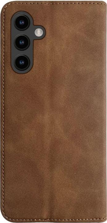 Actual product image Evelatus Book case Samsung Galaxy A57 Book Case Brown (Samsung Galaxy A57)