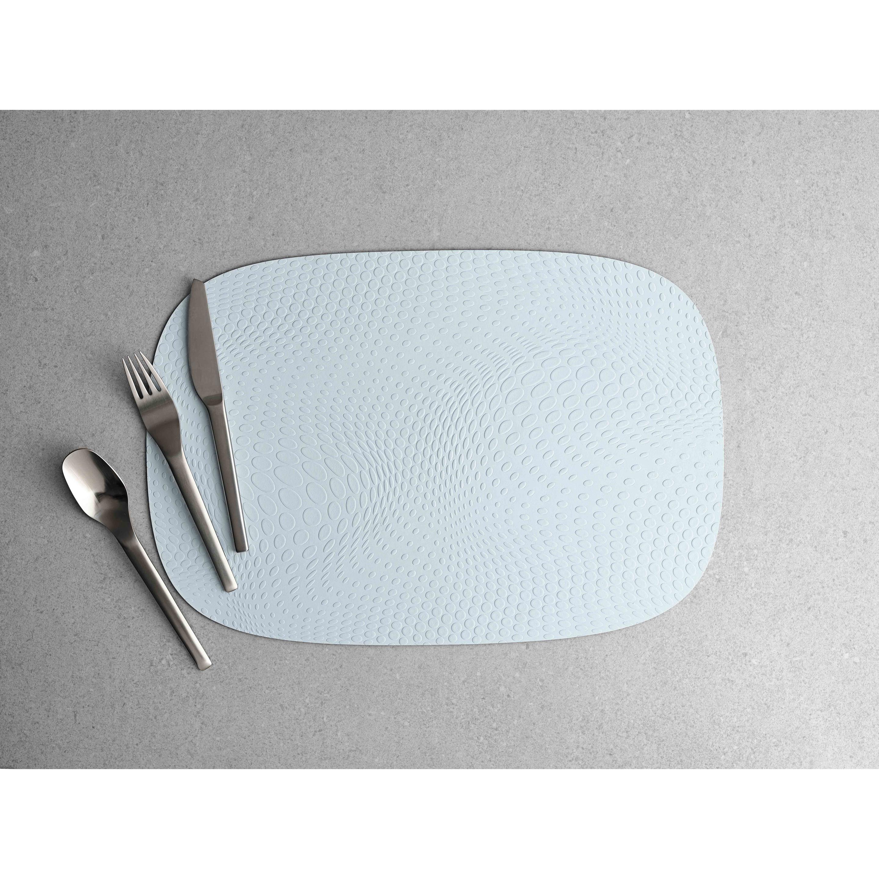 Thumbnail - Aida A/S, Tischset, Karim Rashid - Aqua placemat 95% recycled leather (13607) (1 x)