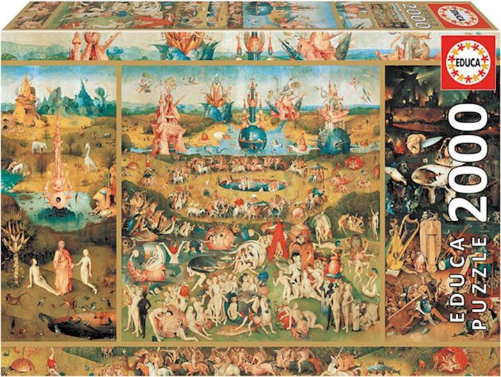Actual product image Educa The Garden of Earthly Delights (2000 pieces)