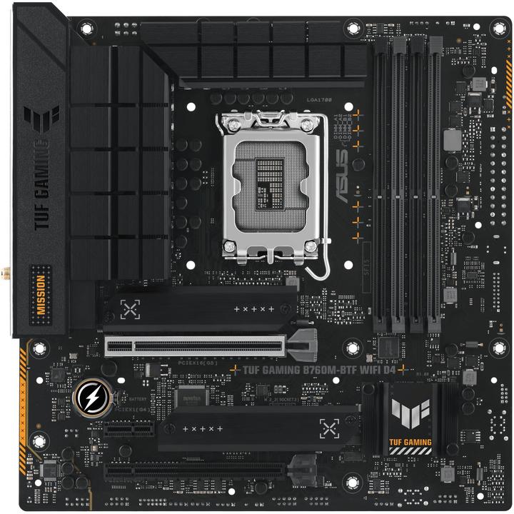 Actual product image ASUS TUF Gaming B760M-BTF D4 (LGA 1700, Intel B760, mATX)