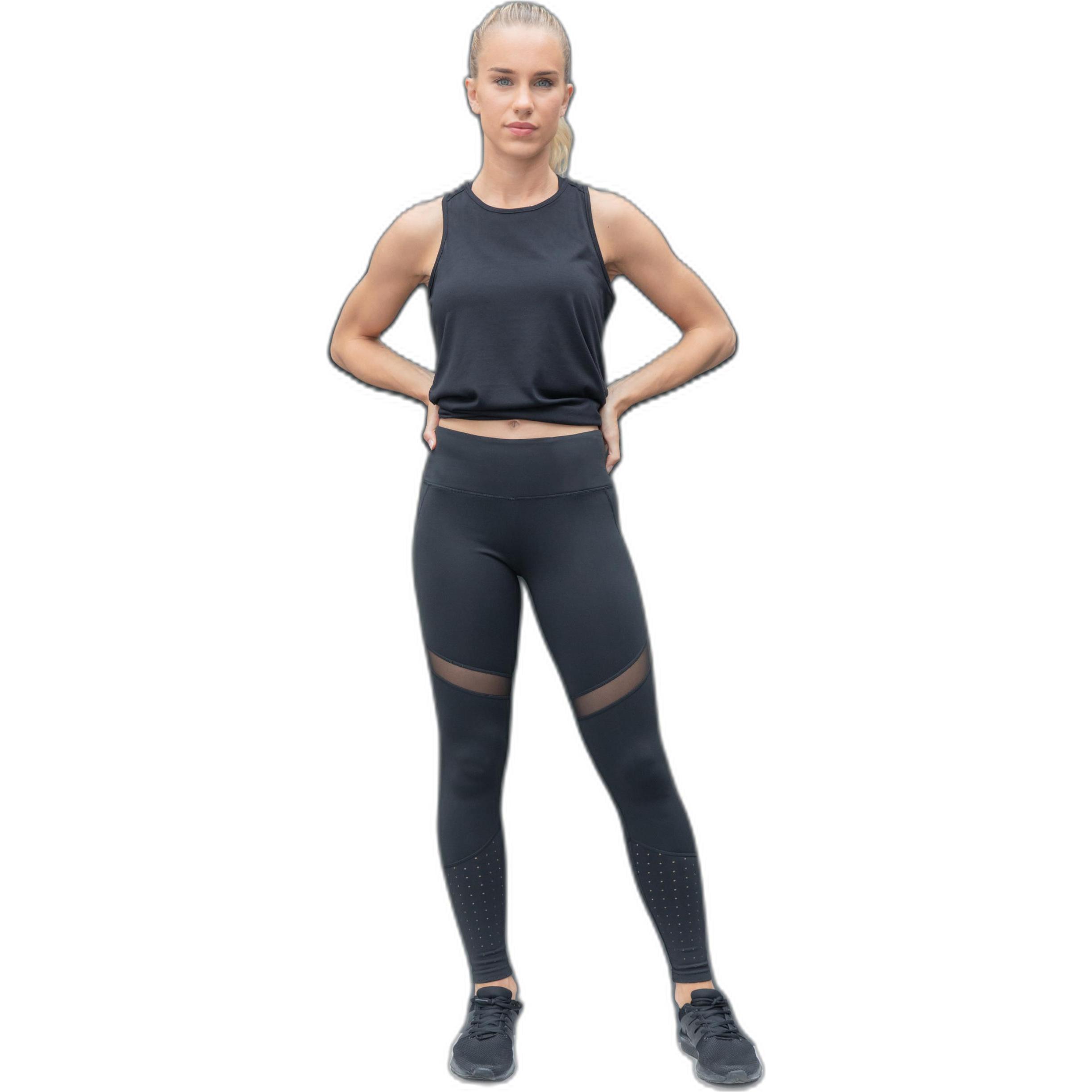 Thumbnail - Tombo, Damen, Hosen, legging avec empiècement damen, Schwarz, (S)