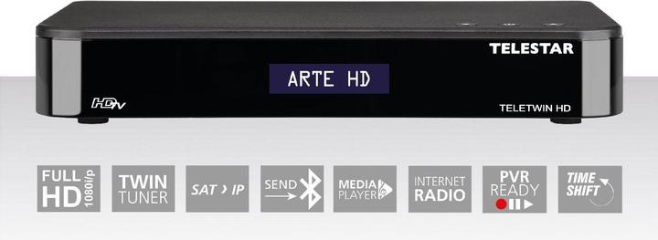 Immagine prodotto Telestar Teletwin HD (DVB-S, DVB-S2, 2x DVB-S2 (Doppio), Doppio DVB-S2)