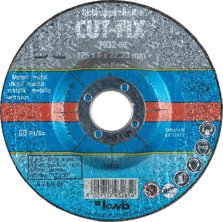 Actual product image kwb Roughing disc