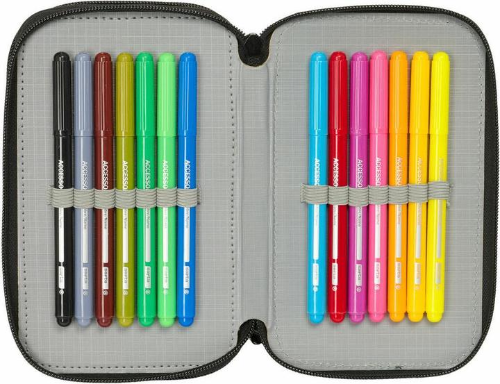 Image du produit Safta Hot Wheels "Let's Race" - Etui inkl. Stifte, Spitzer, Lineal und Radiergummi (37 Teile)