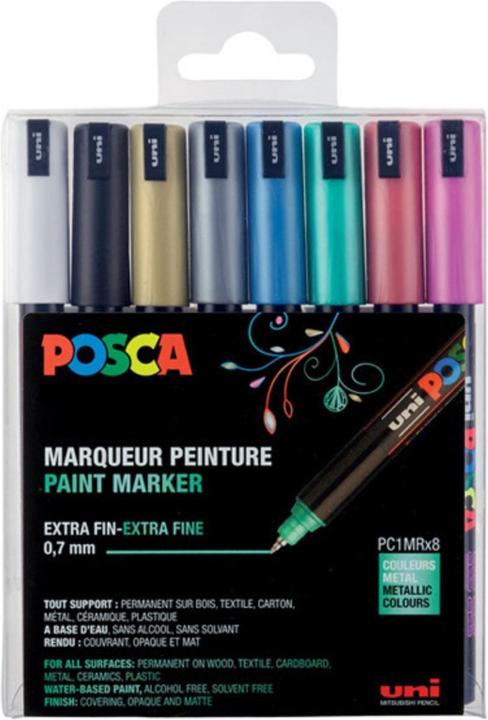 Image du produit Posca Marqueur PC-5M pointe ogive (8x)